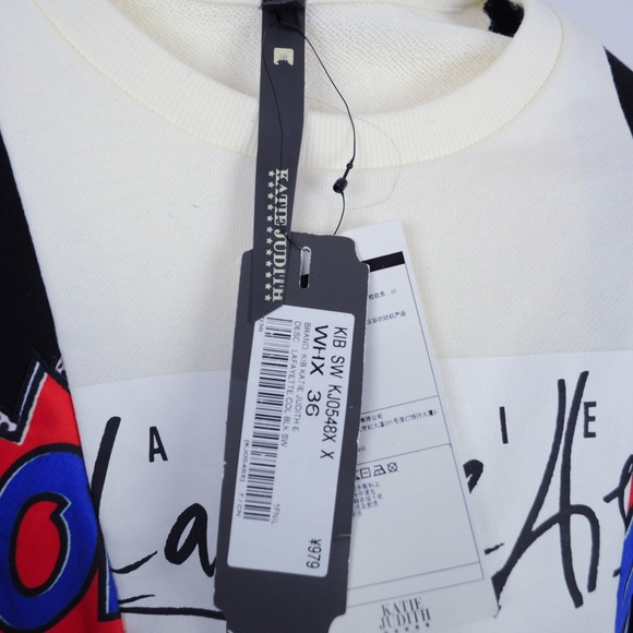 Katie Judith Sweatshirt Colorblock Patches Graphic - Picture 7 of 7